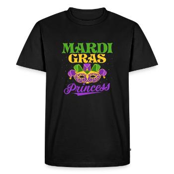 Mardi Gras Princess Parade BeadsParty - Men's Premium Organic T-Shirt - black - Front - Nico (187cm)