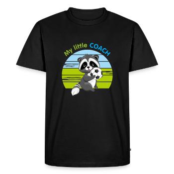 Mon petit coach - T-shirt Premium bio Homme - noir - Devant - Nico (187cm)