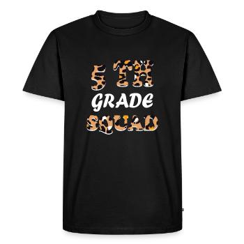 Cadeaux d’enseignants de 5e année pour les enseignants - T-shirt Premium bio Homme - noir - Devant - Nico (187cm)