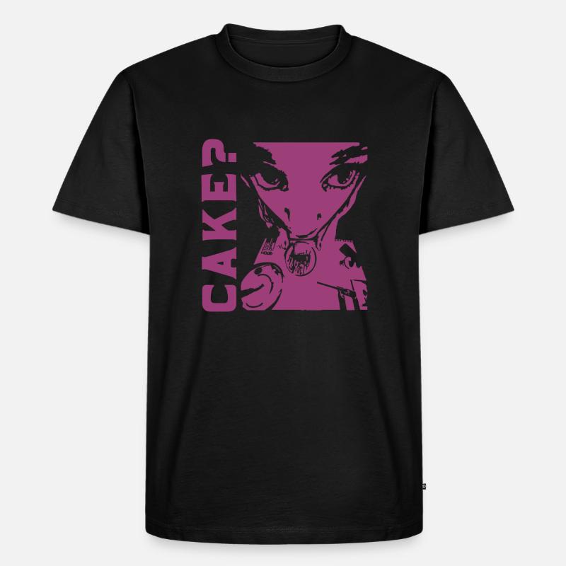 Cake? (Design-Muench-2023) - Männer Premium Bio T-Shirt - Schwarz