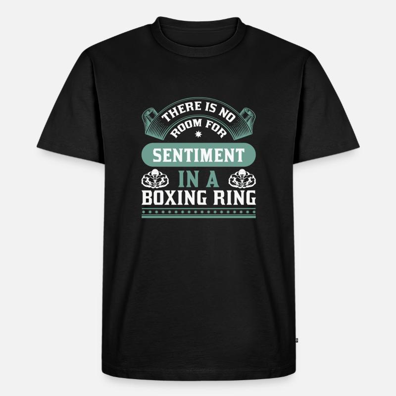 Boxing Threads 16 - Männer Premium Bio T-Shirt - Schwarz