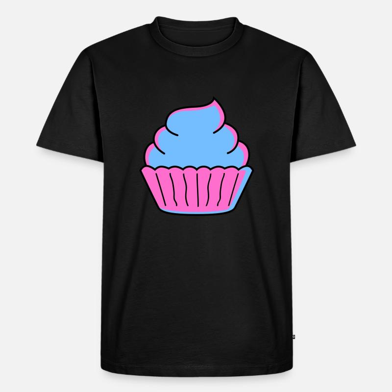 cupcake - Men's Premium Organic T-Shirt - black