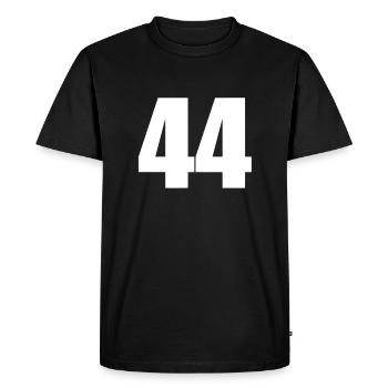44 - Men's Premium Organic T-Shirt - black - Front - Nico (187cm)
