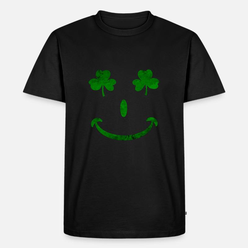 St Patricks Day - Männer Premium Bio T-Shirt - Schwarz