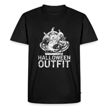 Halloween - Männer Premium Bio T-Shirt - Schwarz - Vorne - Nico (187cm)