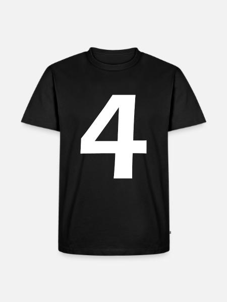 4 - Men's Premium Organic T-Shirt - black