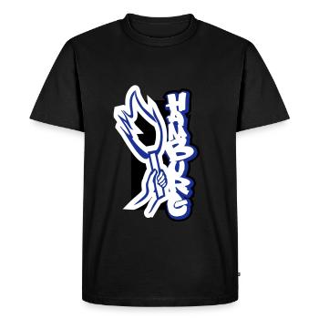 hamburg_pyro - T-shirt Premium bio Homme - noir - Devant - Nico (187cm)