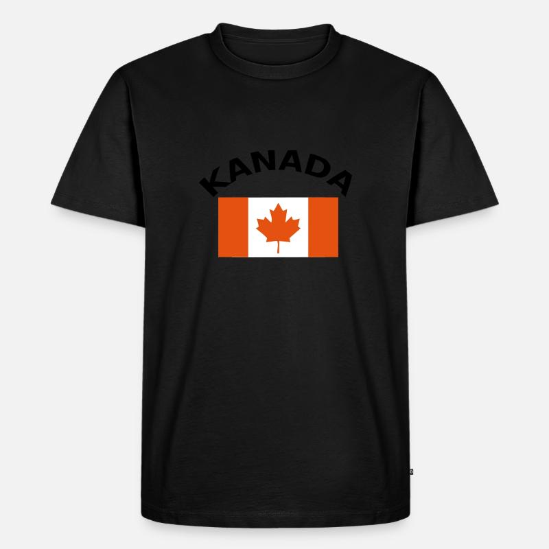 Canada, Canada, drapeau, drapeau - T-shirt Premium bio Homme - noir