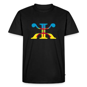 T-SHIRT AMAZIGH - T-shirt Premium bio Homme - noir - Devant - Nico (187cm)