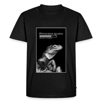 Extinction in progress - Men's Premium Organic T-Shirt - black - Front - Nico (187cm)