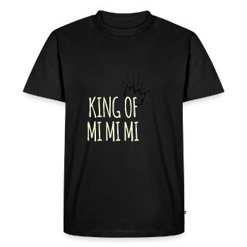 roi de mimimi Humour pleurnichard drôle - T-shirt Premium bio Homme - noir - Devant - Nico (187cm)