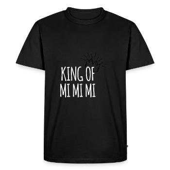 roi de mimimi Humour pleurnichard drôle - T-shirt Premium bio Homme - noir - Devant - Nico (187cm)
