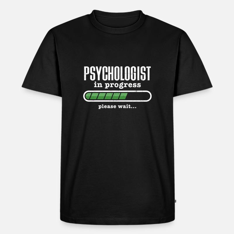Psychologists In Progress - Männer Premium Bio T-Shirt - Schwarz