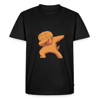 Chow Chow Dog - Men's Premium Organic T-Shirt - black - Front - Nico (187cm)
