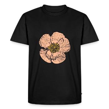 Fleur Pastel Fleurs Fleurs Pastel - T-shirt Premium bio Homme - noir - Devant - Nico (187cm)