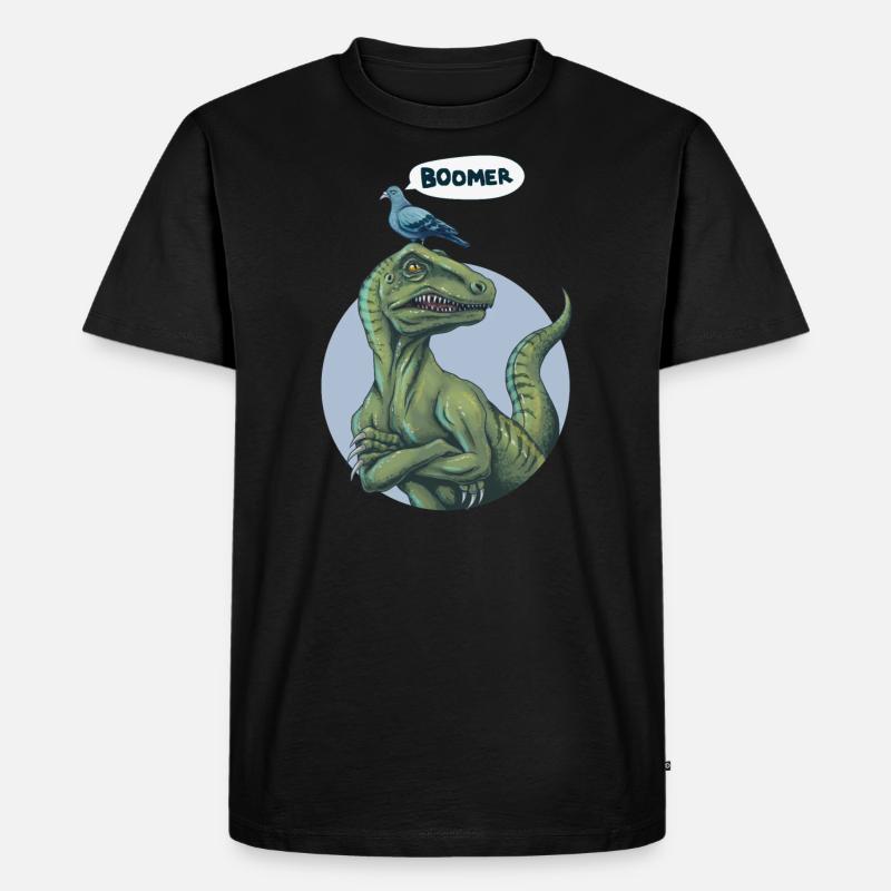 Evolution - Männer Premium Bio T-Shirt - Schwarz