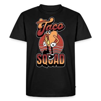 Escouade de tacos - T-shirt Premium bio Homme - noir - Devant - Nico (187cm)