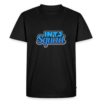 INTJ Squad Personnalité psychologique Introvertie - T-shirt Premium bio Homme - noir - Devant - Nico (187cm)
