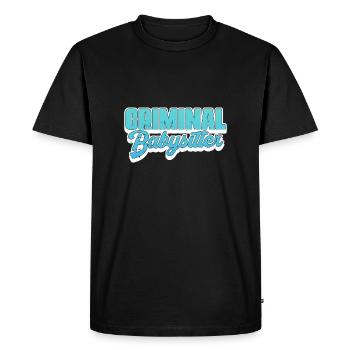 Criminal Babysitter - Correction Officer Prison - Men's Premium Organic T-Shirt - black - Front - Nico (187cm)