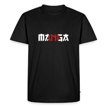 Manga japan anime - T-shirt Premium bio Homme - noir - Devant - Nico (187cm)