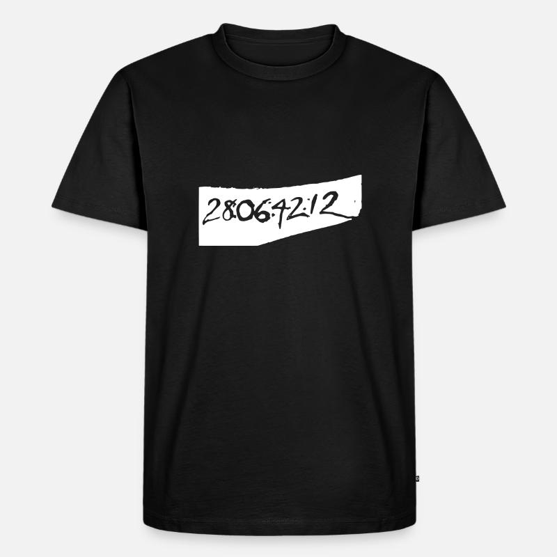 28:06:42:12 Darko Trend Design - Männer Premium Bio T-Shirt - Schwarz
