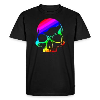 Crâne d’orgueil - T-shirt Premium bio Homme - noir - Devant - Nico (187cm)