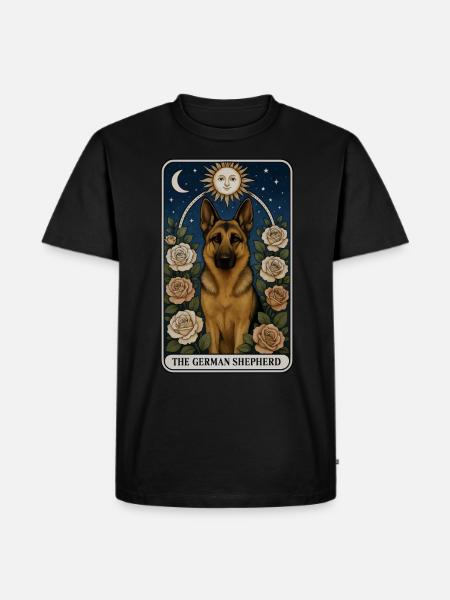Deutscher Schäferhund - Männer Premium Bio T-Shirt - Schwarz