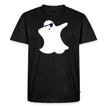 Dabbing Ghost Dab Sunglasses Halloween Costume - Men's Premium Organic T-Shirt - black - Front - Nico (187cm)