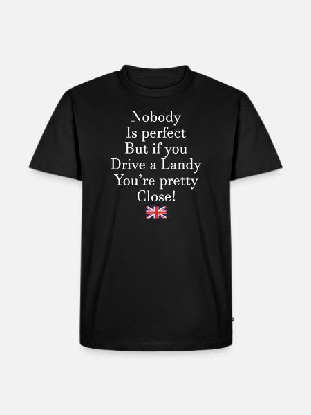 Drive a Landy - Men's Premium Organic T-Shirt - black