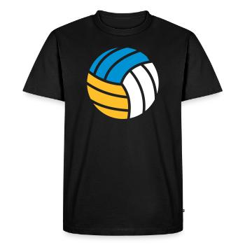 Beach-volley - T-shirt Premium bio Homme - noir - Devant - Nico (187cm)