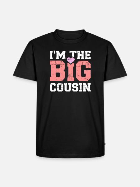 cousin - Men's Premium Organic T-Shirt - black