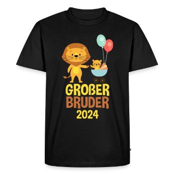 Big Brother 2024 Leo - Men's Premium Organic T-Shirt - black - Front - Nico (187cm)