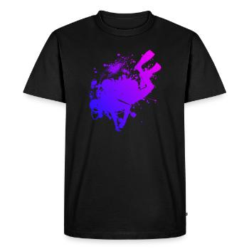 Diving Men's Scuba Diving Diving Free Dive - Men's Premium Organic T-Shirt - black - Front - Nico (187cm)