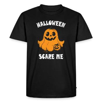Halloween Scare Me - Men's Premium Organic T-Shirt - black - Front - Nico (187cm)