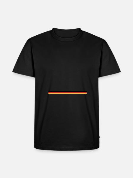 black red gold - Men's Premium Organic T-Shirt - black