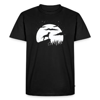 Bluetick Coonhound Chien - T-shirt Premium bio Homme - noir - Devant - Nico (187cm)