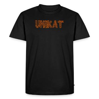 UNIKAT SDP Logo Unique - T-shirt Premium bio Homme - noir - Devant - Nico (187cm)