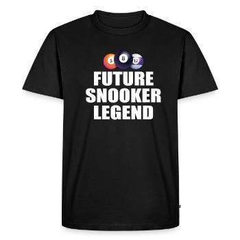future snooker legend snooker billiard table - Men's Premium Organic T-Shirt - black - Front - Nico (187cm)