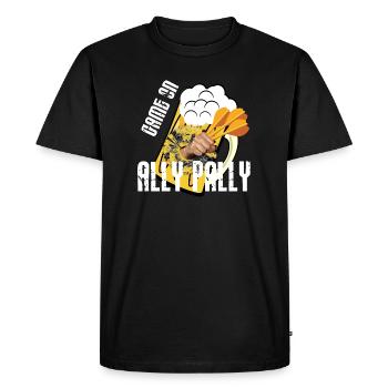 Ally Pally Humpen - Men's Premium Organic T-Shirt - black - Front - Nico (187cm)