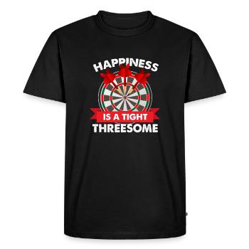 dart is a tight Design for a dart followers - Men's Premium Organic T-Shirt - black - Front - Nico (187cm)