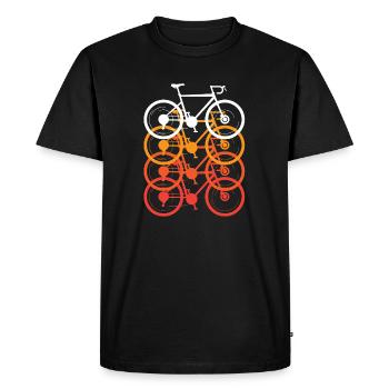 couleurs du vélo de montagne Design pour un vélo de montagne - T-shirt Premium bio Homme - noir - Devant - Nico (187cm)