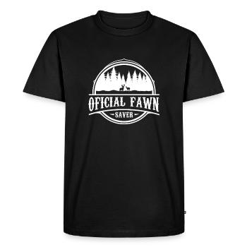 design officiel fauve pour un passionné de chasse - T-shirt Premium bio Homme - noir - Devant - Nico (187cm)