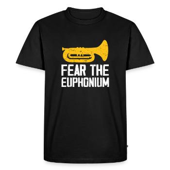 Fear the Euphonium - Men's Premium Organic T-Shirt - black - Front - Nico (187cm)