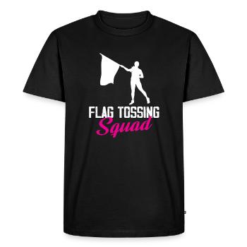 Flag tossing squad - Men's Premium Organic T-Shirt - black - Front - Nico (187cm)