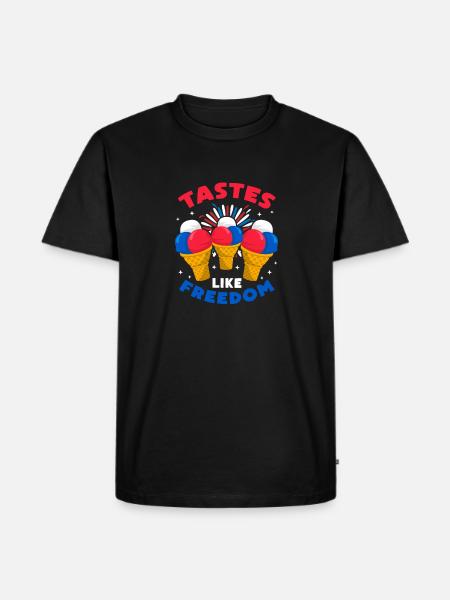 Goûte comme la liberté - T-shirt Premium bio Homme - noir