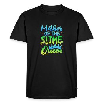 Mother of the Slime queen - Men's Premium Organic T-Shirt - black - Front - Nico (187cm)