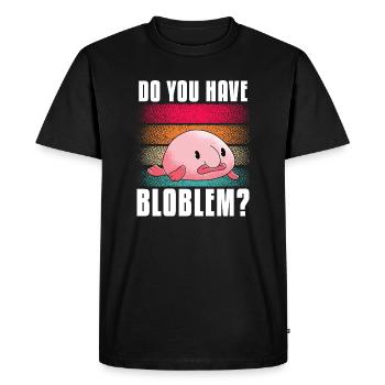 avez-vous bloblem Design pour un fan de blagues sur les animaux - T-shirt Premium bio Homme - noir - Devant - Nico (187cm)