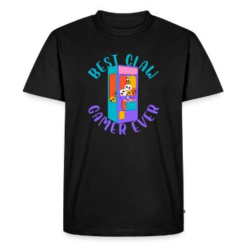 Best Claw Gamer Ever Toy Grabber Machine - Men's Premium Organic T-Shirt - black - Front - Nico (187cm)