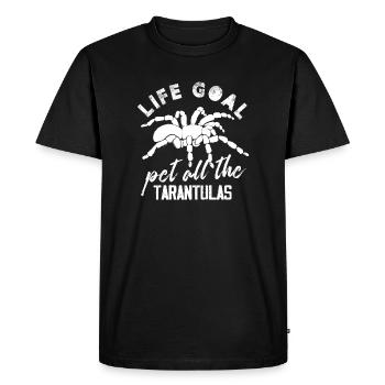 objectif de vie animal de compagnie toutes les tarentules Conception pour un - T-shirt Premium bio Homme - noir - Devant - Nico (187cm)