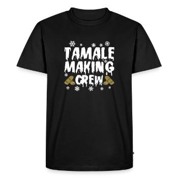 Tamale Making Crew Cuisine mexicaine Latino-américain - T-shirt Premium bio Homme - noir - Devant - Nico (187cm)